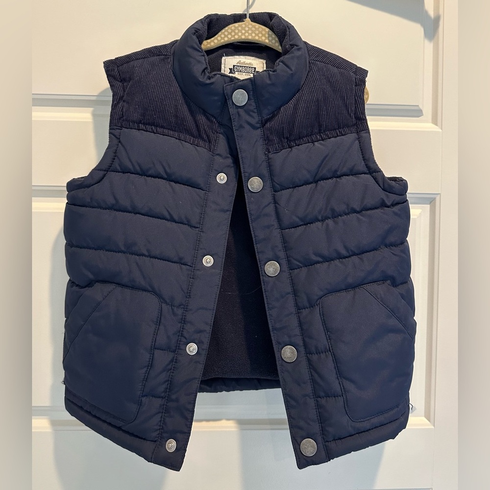 Kids Navy Blue puffer vest - 3T